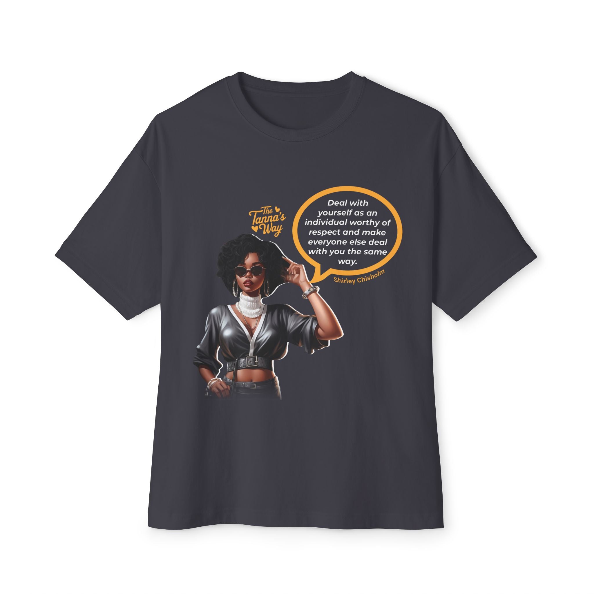 Shirley Chisholm | Unisex Oversized Boxy Tee